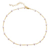 Women's Pearl Necklace With Alloy Love Pendant Geometric Pattern Highend Style