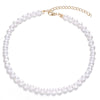 Women's Pearl Necklace With Alloy Love Pendant Geometric Pattern Highend Style