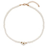 Women's Pearl Necklace With Alloy Love Pendant Geometric Pattern Highend Style