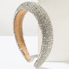 Women's Pearl Rhinestone Geometric Diamond Shiny Headband Hair Accessories