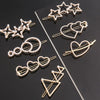 Women's Pearlembellished Frog Buckle Hairpin Side Clip Elegant Bangs Hair Accessory
