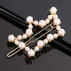 Women's Pearlembellished Frog Buckle Hairpin Side Clip Elegant Bangs Hair Accessory