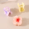 Women's Petals Hair Accessories Grab Clip With Flower Style And Paint Treatment