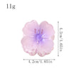 Women's Petals Hair Accessories Grab Clip With Flower Style And Paint Treatment