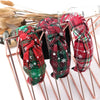 Women's Plaid Christmas Headband Handwoven Cloth Hair Accessory For Holiday Parties And Seasonal Events Wholesale