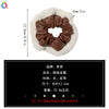 Women's Plaid Velvet And Polyurethane Scrunchie With Plush Trim Handmade Ponytail Hair Tie Accessory