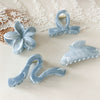 Women's Plastic And Resin Hair Clip Fashion Ol Style Ink Texture Polish Processed