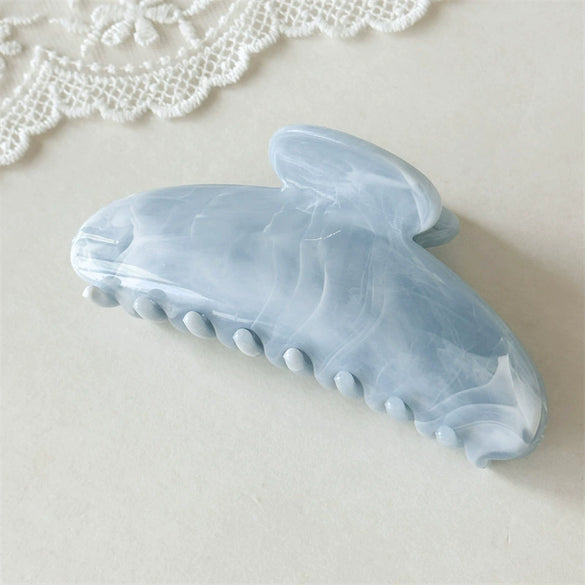 Women's Plastic And Resin Hair Clip Fashion Ol Style Ink Texture Polish Processed