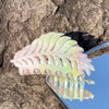 Women's Plastic And Resin Hair Clip With Butterfly And Egg Flower Design And Uv Plating