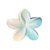 Women's Plastic And Resin Hair Clip With Butterfly And Egg Flower Design And Uv Plating