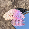 Women's Plastic And Resin Hair Clip With Butterfly And Egg Flower Design And Uv Plating