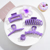 Women's Plastic And Resin Hairpin Set With Stamping Technology And Egg Flower Design Highend Style