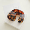 Women's Plastic And Resin Handmade Retro Ins Style Shark Hair Clip