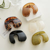 Women's Plastic And Resin Handmade Retro Ins Style Shark Hair Clip
