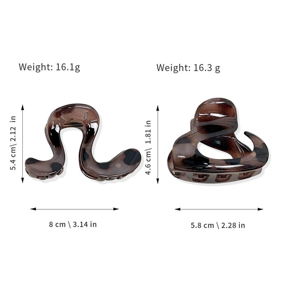Women's Plastic And Resin Handmade Simple Geometric Hairpin And Shark Clip Hair Accessories
