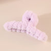 Women's Plastic And Resin Handmade Simple Geometric Stuffed Furry Shark Hair Clip