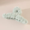 Women's Plastic And Resin Handmade Simple Geometric Stuffed Furry Shark Hair Clip