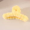 Women's Plastic And Resin Handmade Simple Geometric Stuffed Furry Shark Hair Clip