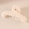 Women's Plastic And Resin Handmade Simple Geometric Stuffed Furry Shark Hair Clip