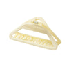 Women's Plastic And Resin Hollow Triangle Hairpin With Baking Varnish And Simple Geometric Design