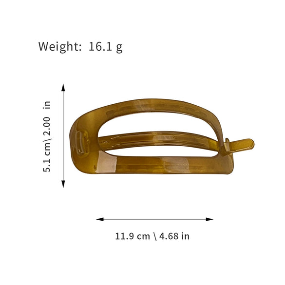 Women's Plastic And Resin Oval Fashion Hairpin Headwear Hair Accessories