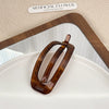 Women's Plastic And Resin Oval Fashion Hairpin Headwear Hair Accessories