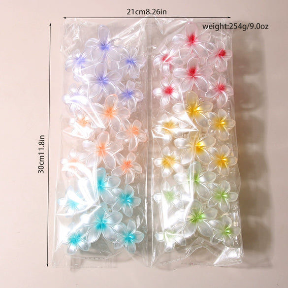 Women's Plastic And Resin Plant Flowers Style Baking Paint Hair Accessories Hair Grip Shark Clip