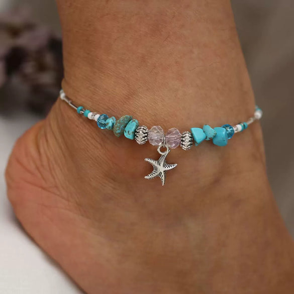 Women's Plastic And Resin Sea Star Shell Conch Bead For Summer Beach Holiday