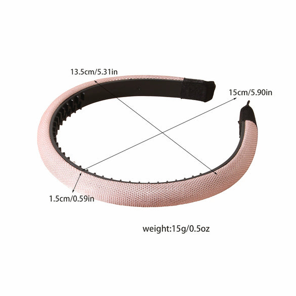 Women's Plastic And Resin Sequined Glitter Handmade Simple Antislip Headband