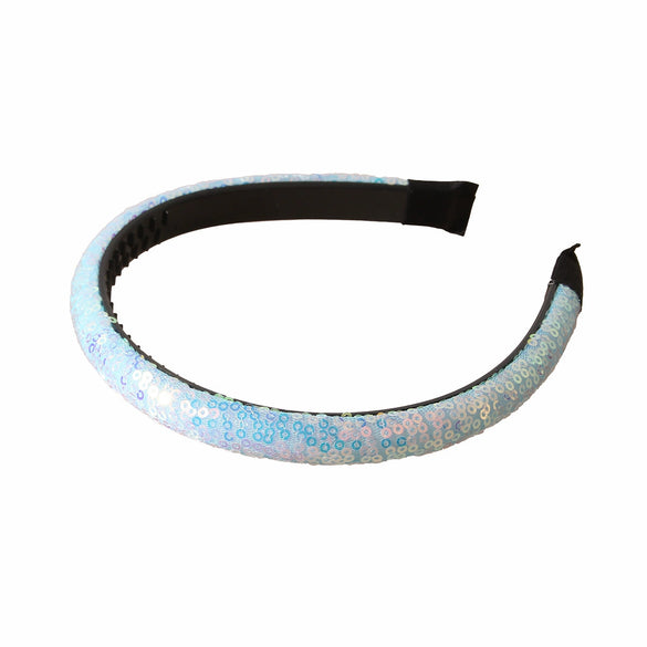 Women's Plastic And Resin Sequined Glitter Handmade Simple Antislip Headband