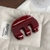 Women's Plastic And Resin Simple Geometric Handmade Pumpkin Hair Clip Hair Accessory