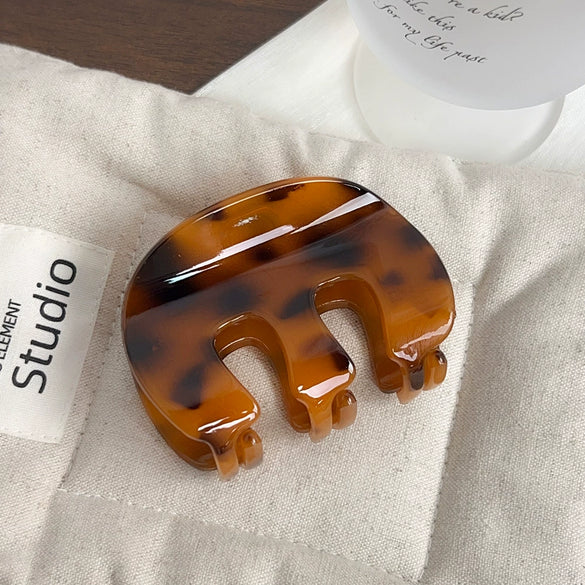 Women's Plastic And Resin Simple Geometric Handmade Pumpkin Hair Clip Hair Accessory