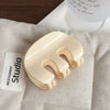 Women's Plastic And Resin Simple Geometric Handmade Pumpkin Hair Clip Hair Accessory