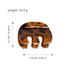 Women's Plastic And Resin Simple Geometric Handmade Pumpkin Hair Clip Hair Accessory