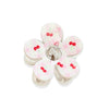Women's Plastic Handmade Fresh Flower Hair Accessories Plaid Cherry Hairpin And Shark Clip