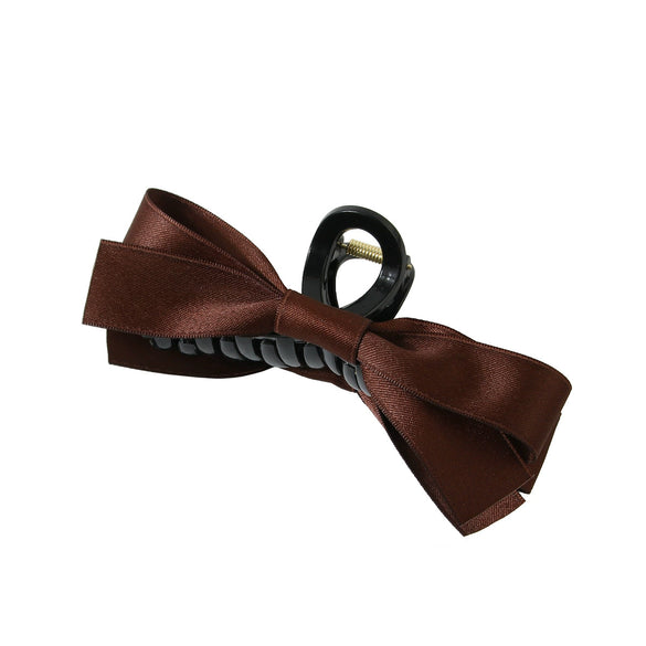 Women's Plastic Handmade Sweet Bow Hair Accessory Shark Clip