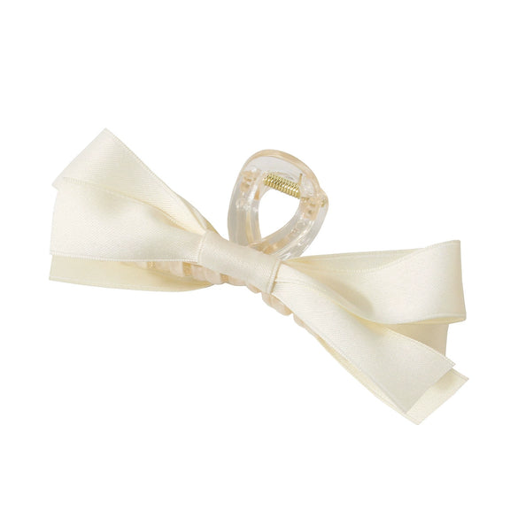 Women's Plastic Handmade Sweet Bow Hair Accessory Shark Clip