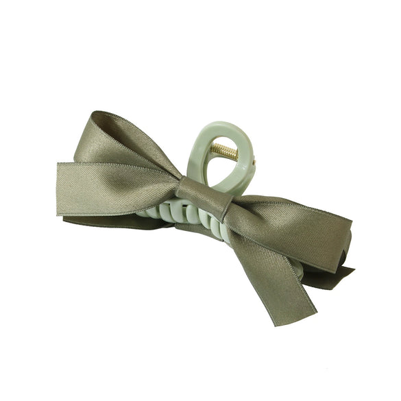 Women's Plastic Handmade Sweet Bow Hair Accessory Shark Clip