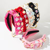Women's Plastic Resin Diamond Flower Headband In Baroque Style Fashion Hair Accessories