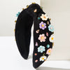 Women's Plastic Resin Diamond Flower Headband In Baroque Style Fashion Hair Accessories