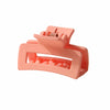 Women's Plastic Resin Fashion Geometric Spring And Summer Candy Color Small Long Square Grab Hairpin Hair Shark Clip Baking Paint Accessories