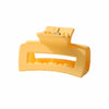 Women's Plastic Resin Fashion Geometric Spring And Summer Candy Color Small Long Square Grab Hairpin Hair Shark Clip Baking Paint Accessories