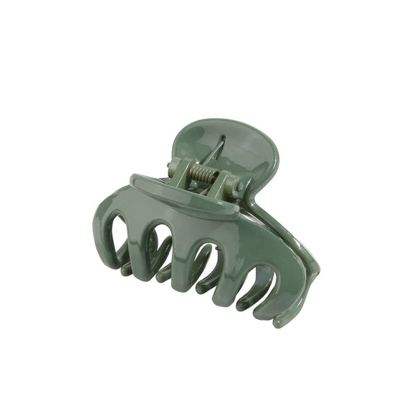 Women's Plastic Resin Fashion Ol Baking Paint Grab Hair Claw Clip Allmatch Hair Accessories