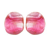 Women's Plastic Resin Geometric Electroplated Fashion Earrings