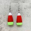 Women's Plastic Resin Geometric Handmade Festival Elements Corn Candy Pendant Earrings