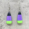 Women's Plastic Resin Geometric Handmade Festival Elements Corn Candy Pendant Earrings