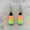 Women's Plastic Resin Geometric Handmade Festival Elements Corn Candy Pendant Earrings