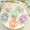 Women's Plastic Resin Hairpin Set With Flower Shape And Injection Molding Process Color Spray Painted