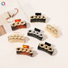 Women's Plastic Resin Handmade Chain Clip Headwear Hairpin