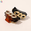 Women's Plastic Resin Handmade Chain Clip Headwear Hairpin